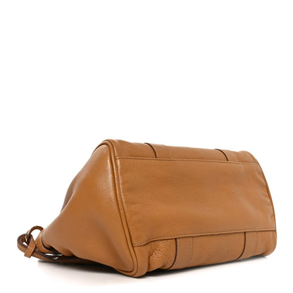 Mulberry Glossy Buffalo Small Bayswater Satchel Fudge 4 of 9