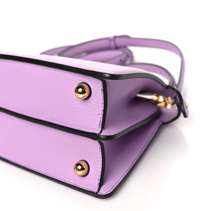 Fendi Shiny Nappa Petite Peekaboo I SEE U Satchel Violetta 11 of 11