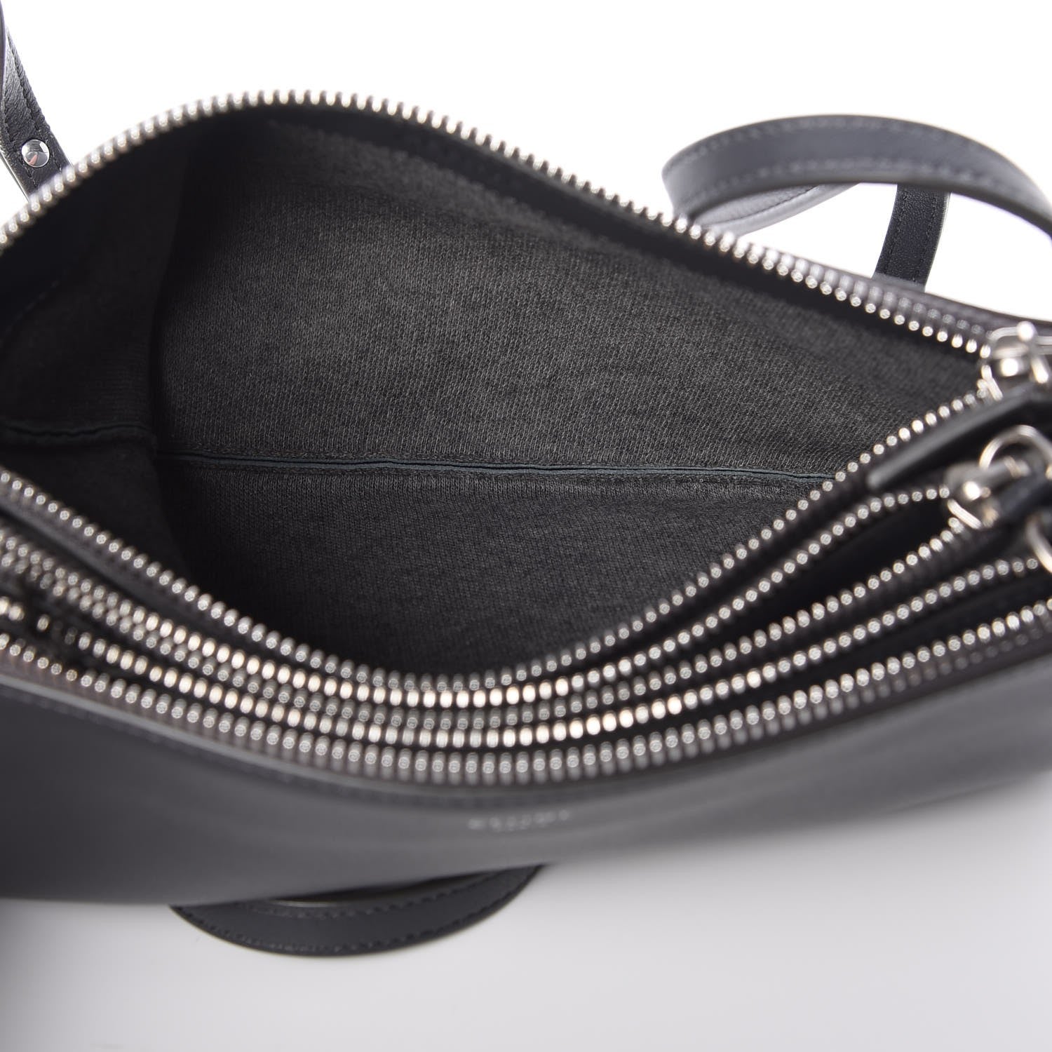 Celine Lambskin Small Trio Crossbody Bag Anthracite 5 of 9