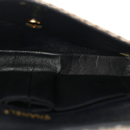 Chanel Tweed East West Flap Blue Multicolor 12 of 12