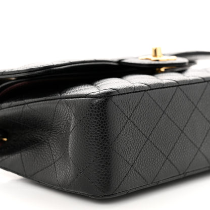 Chanel Caviar Quilted Small Double Flap Black 9 of 11