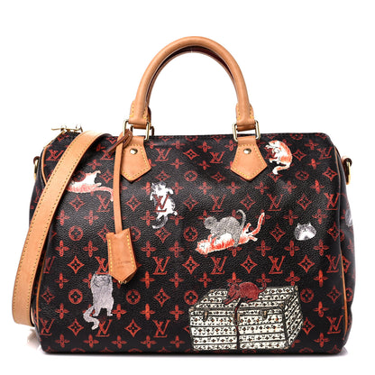 Louis Vuitton Catogram Speedy Bandouliere 30 Marron 1 of 16