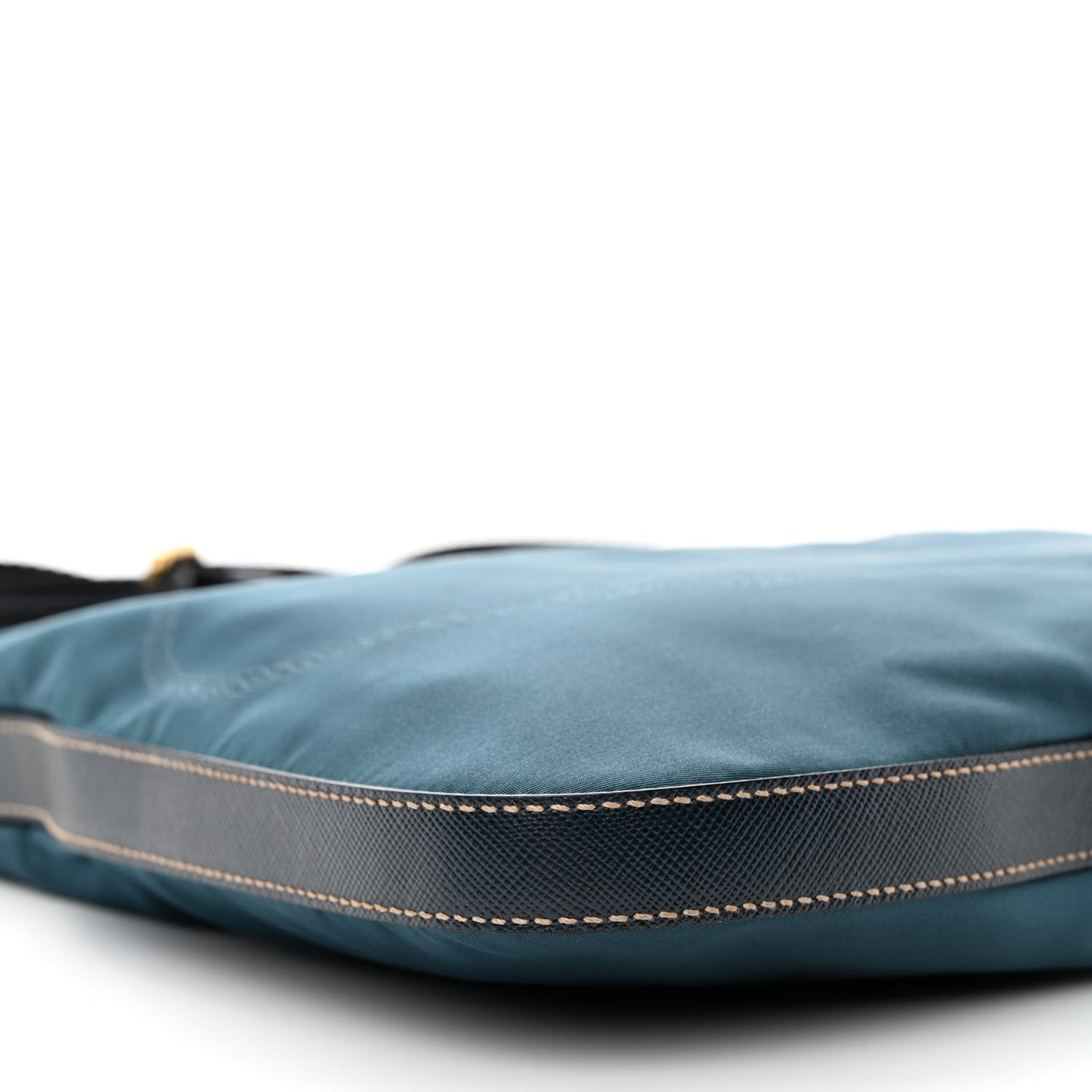 Jacquard Logo Small Flat Messenger Bag Blue