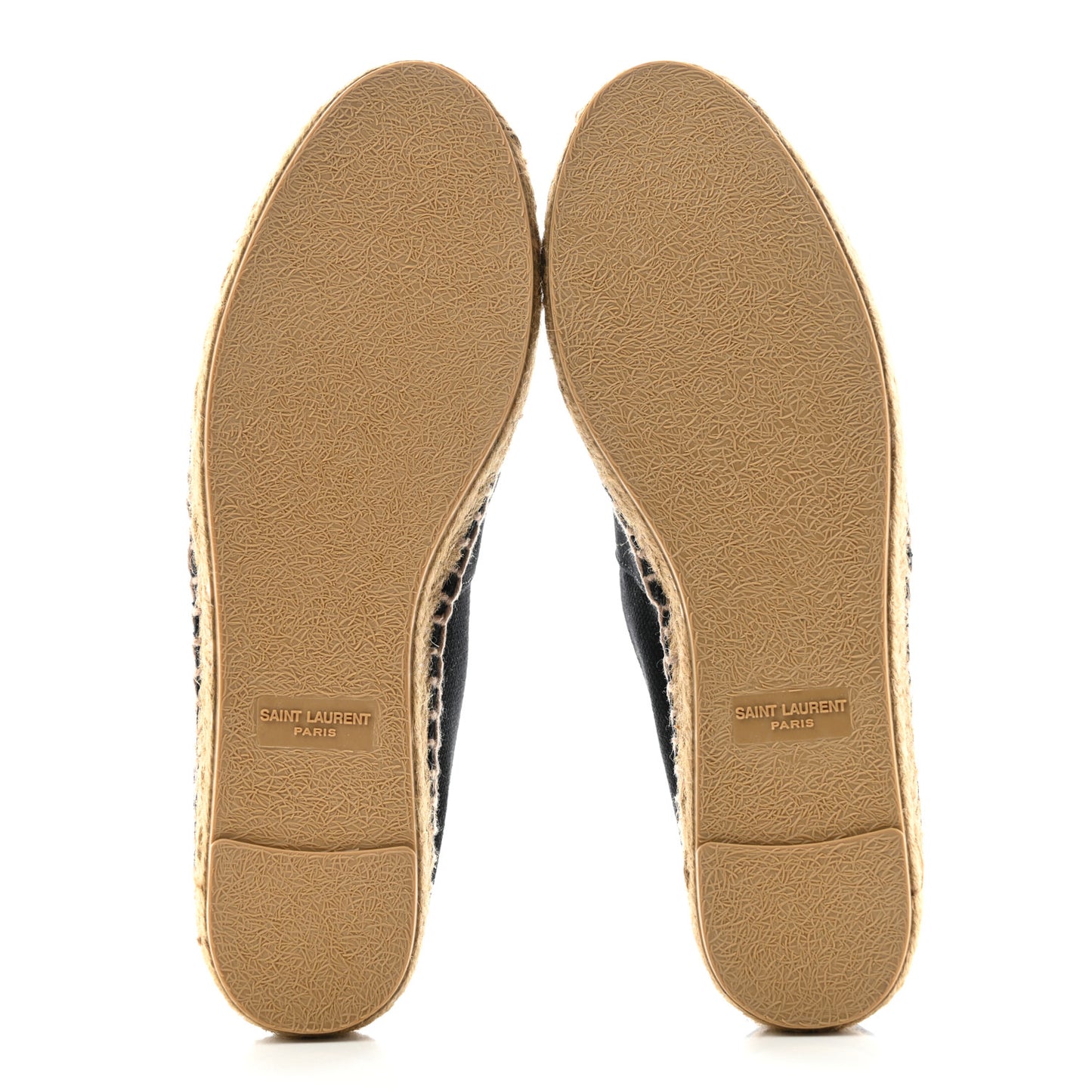 Canvas Nappa Elba Light Logo Embroidered Espadrilles 36 Black