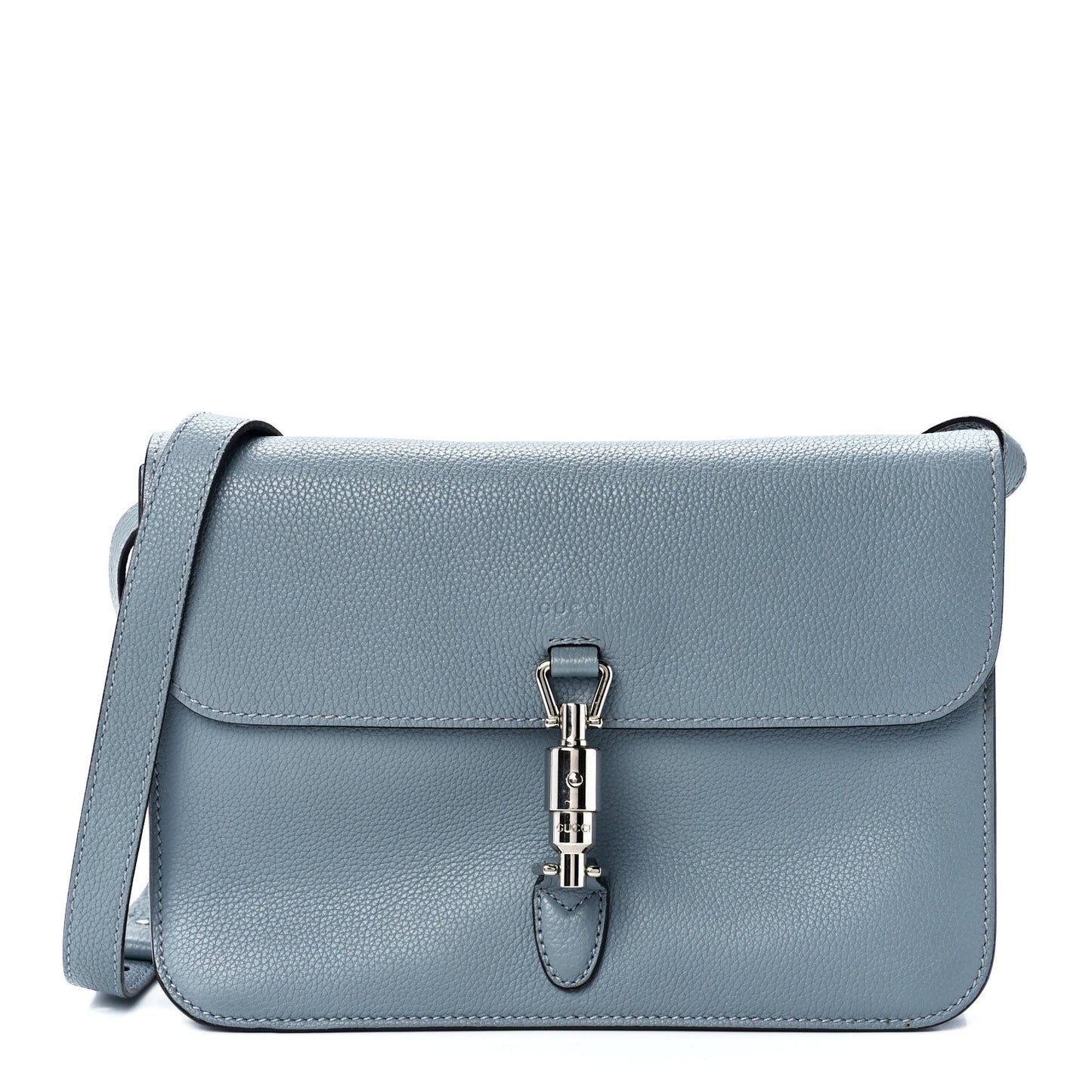 Soft Calfskin Small Jackie Shoulder Bag Grey