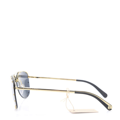 Louis Vuitton The Party Aviator Sunglasses Z0911U Blue 3 of 7