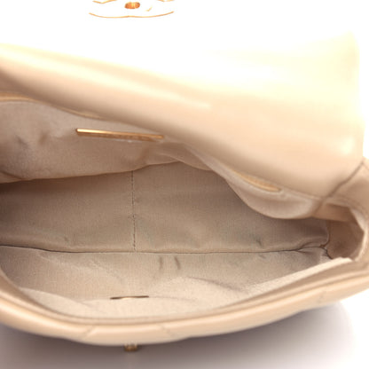 Chanel Lambskin Quilted Medium Chanel 19 Flap Dark Beige 5 of 10