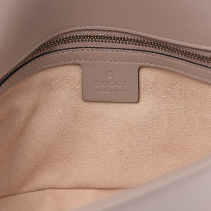 Gucci Calfskin Matelasse Small GG Marmont Shoulder Bag Porcelain Rose 6 of 10