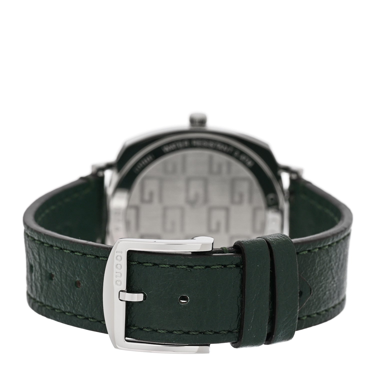 Gucci Stainless Steel Calfskin 35mm Grip Quartz Watch Green 3 of 4