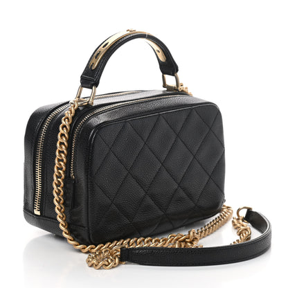 Chanel Caviar Quilted Mini Carry Around Bowling Bag Black 4 of 12