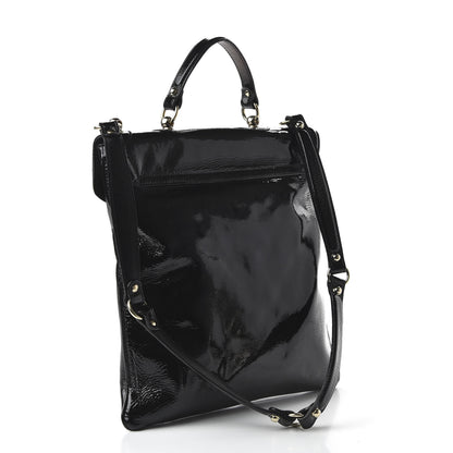 Gucci Patent Britt Messenger Bag Black 4 of 11