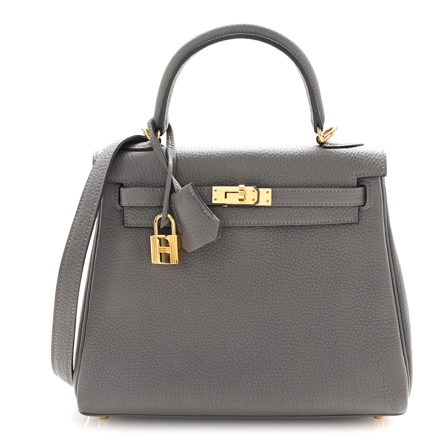 Hermes Togo Kelly Retourne 25 Etain 1 of 10