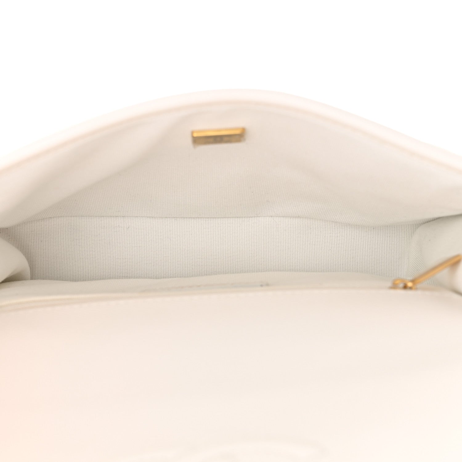Chanel Caviar Quilted School Memory Small Top Handle Flap White 5 of 10