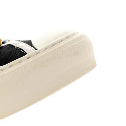 Christian Dior Canvas Walk'N'Dior Low Top Sneakers 37.5 Black 9 of 13