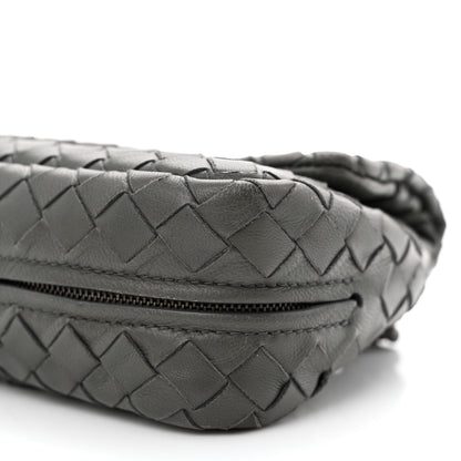 Bottega Veneta Nappa Intrecciato Small Chain Crossbody Light Grey 11 of 11