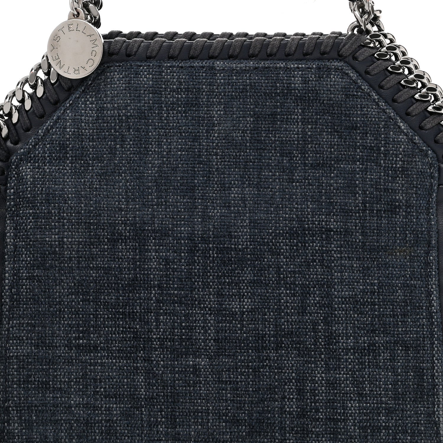 Stella McCartney Denim Tiny Falabella Tote Blue 8 of 10