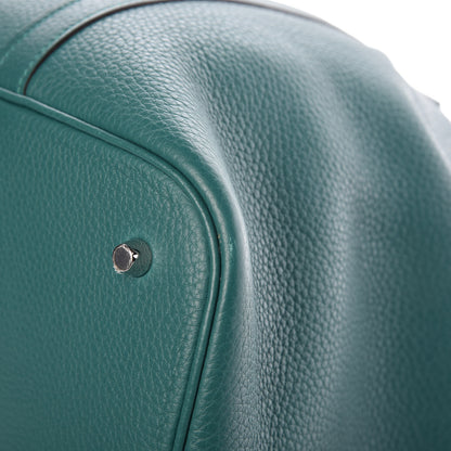 Hermes Taurillon Clemence Picotin Lock 26 GM Malachite 10 of 11