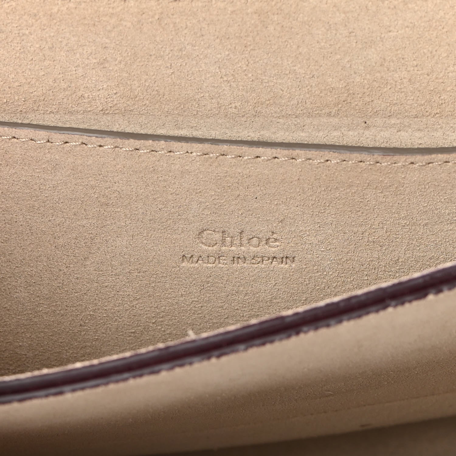 Chloe Suede Calfskin Small Faye Shoulder Bag Red 6 of 16