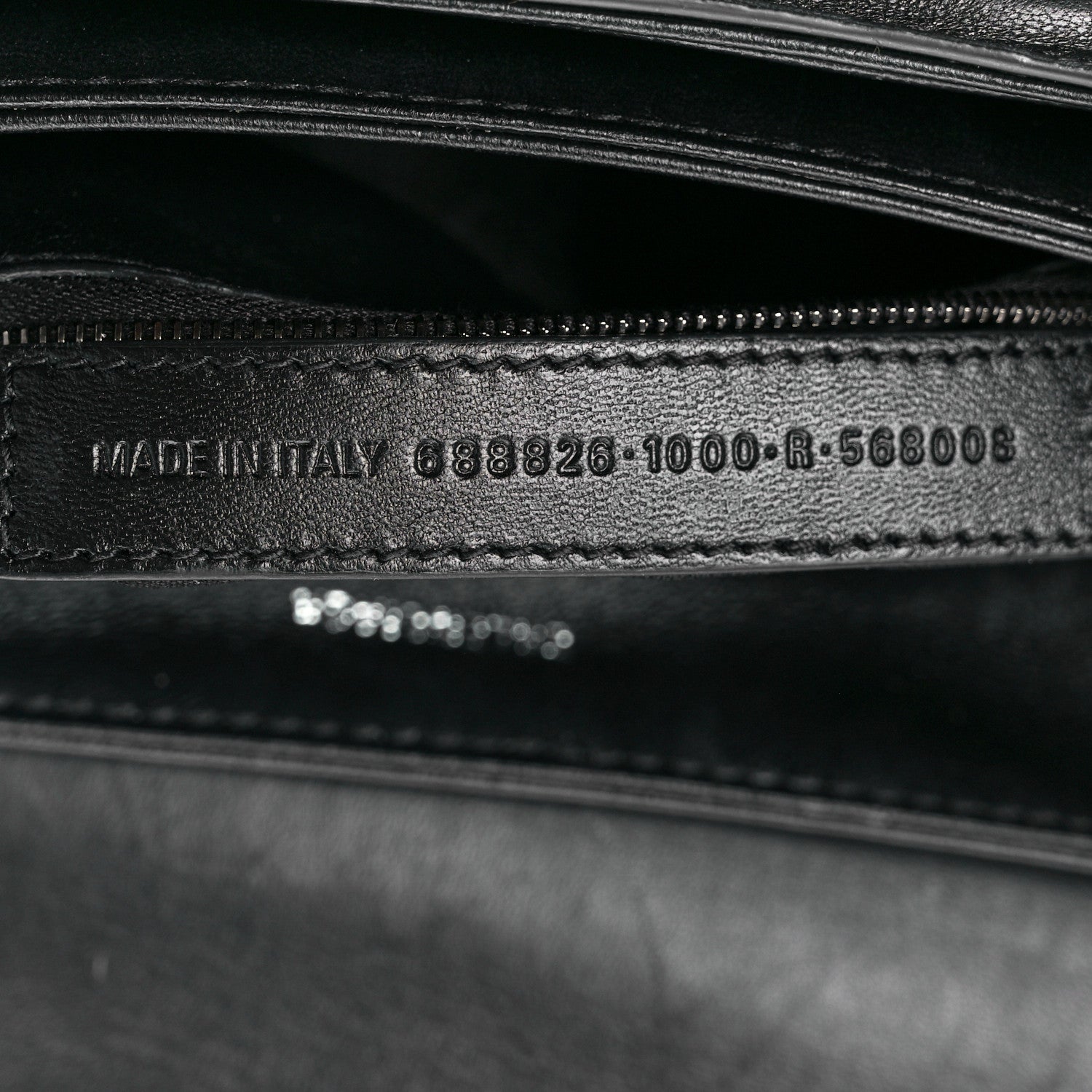 Balenciaga Nappa BB Monogram Embossed Medium Triplet Bag Black 7 of 12