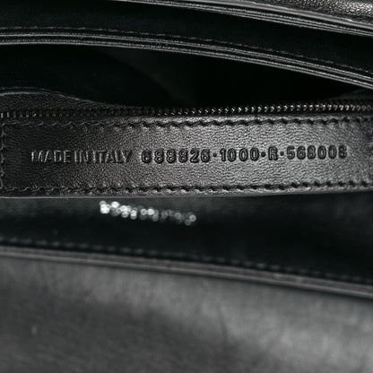 Balenciaga Nappa BB Monogram Embossed Medium Triplet Bag Black 7 of 12