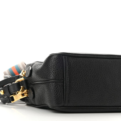 Prada Vitello Daino Medium Double Zip Shoulder Bag Black 9 of 10