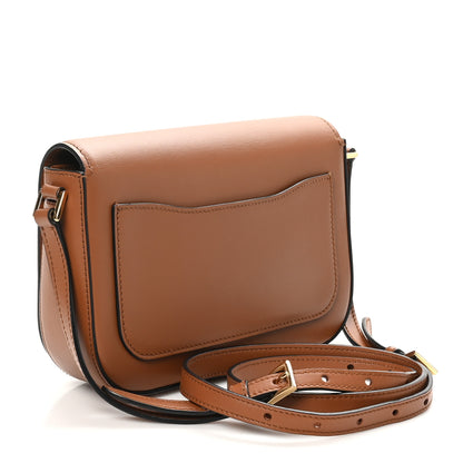 Prada City Calf Flap Shoulder Bag Cognac 3 of 9