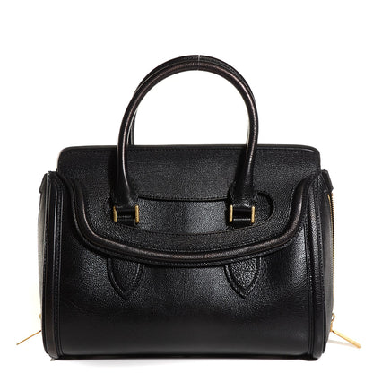 Alexander McQueen Grained Calfskin Small Heroine Black 1 of 8