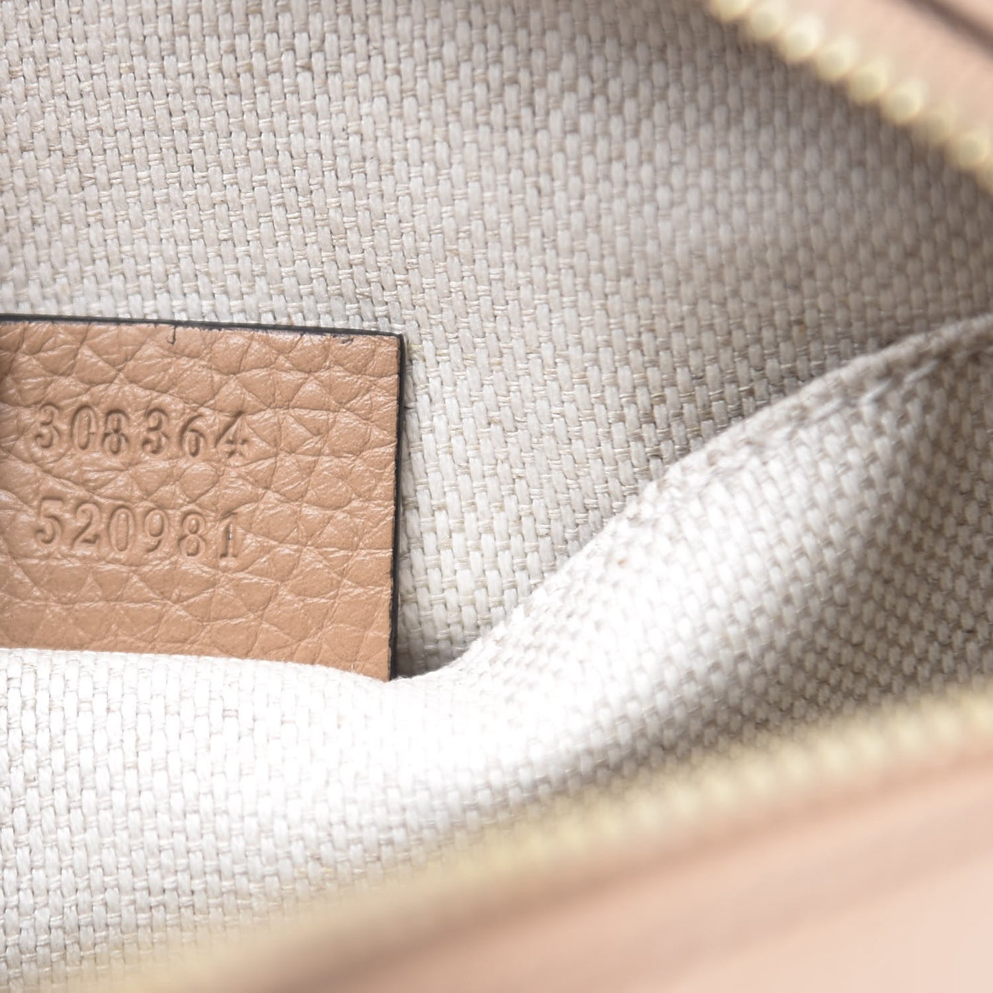 Pebbled Calfskin Small Soho Disco Bag Camelia