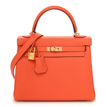 Hermes Togo Kelly Retourne 25 Feu 1 of 10
