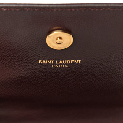 Saint Laurent Grain De Poudre Small Monogram Kate Satchel Armaranto 7 of 13