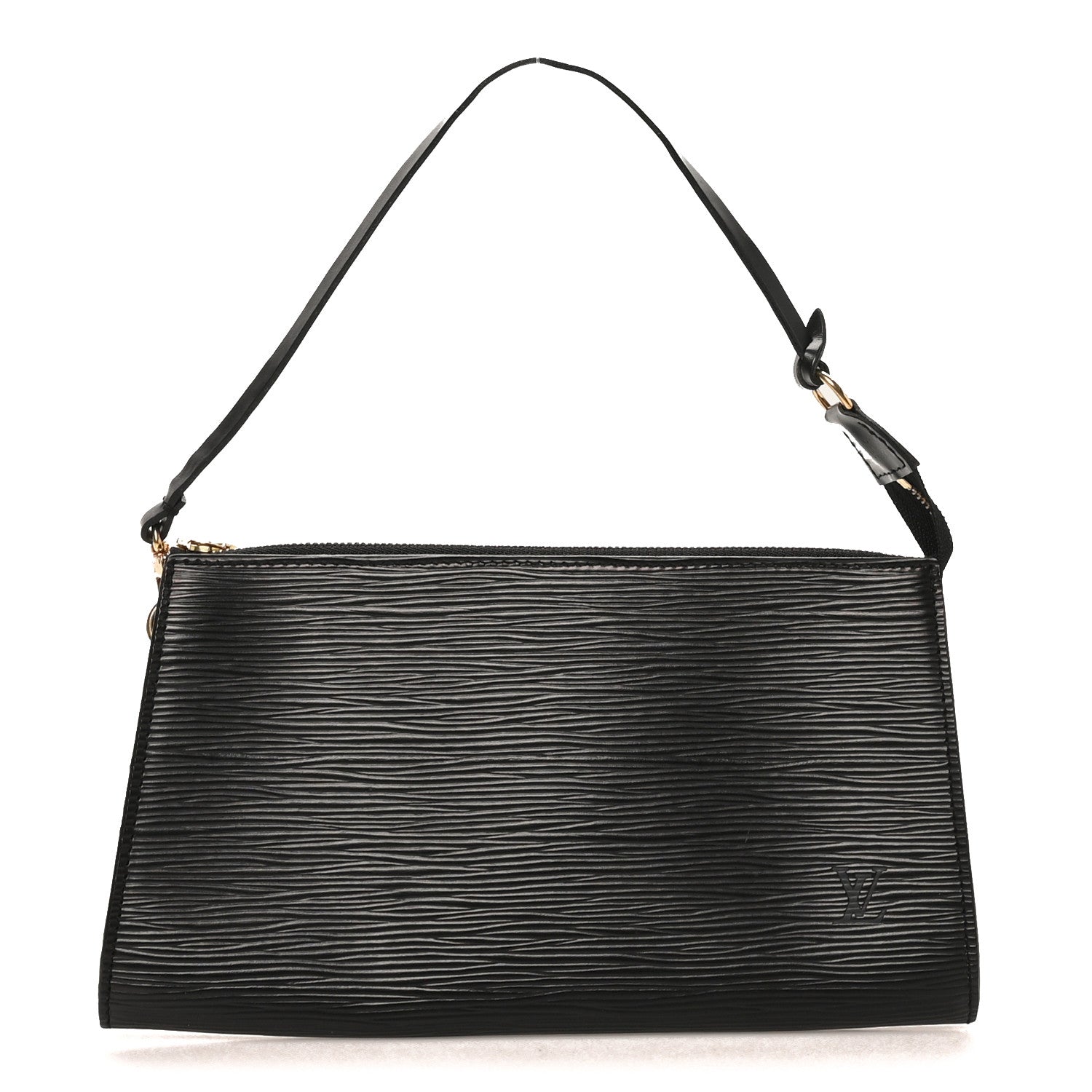Louis Vuitton Epi Pochette Accessories 24 Black 1 of 9