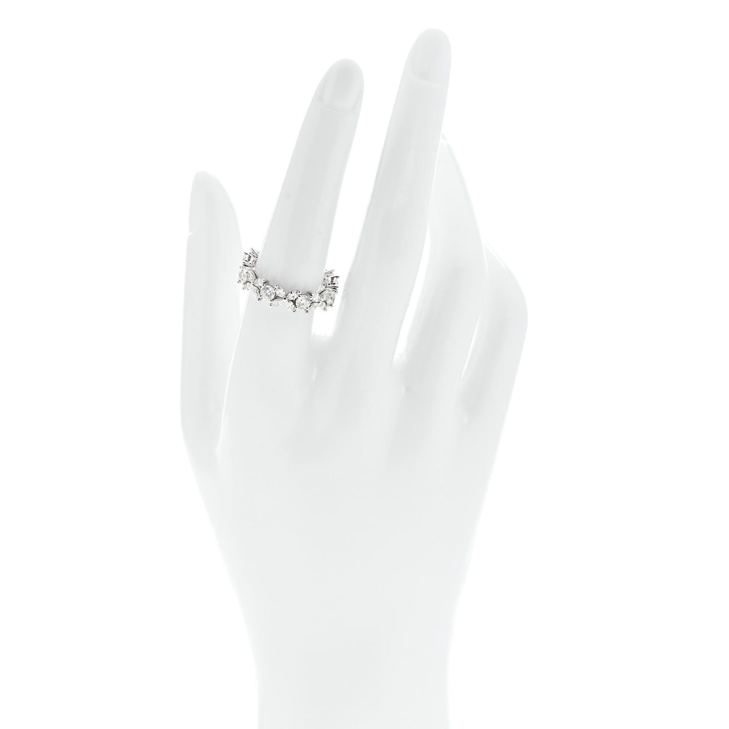 Platinum Diamond Victoria Wide Band Ring 56/7.5