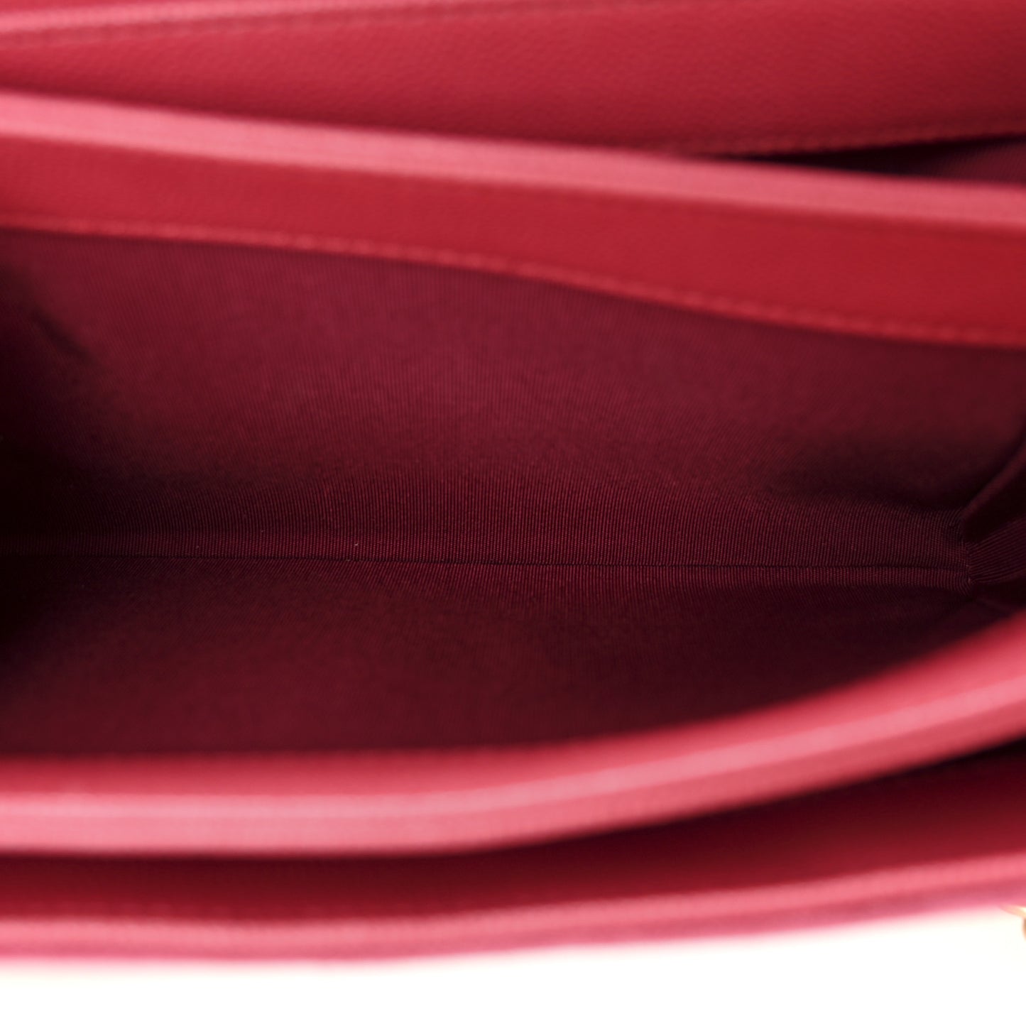 Caviar Suede Stitched Lady Coco Flap Pink