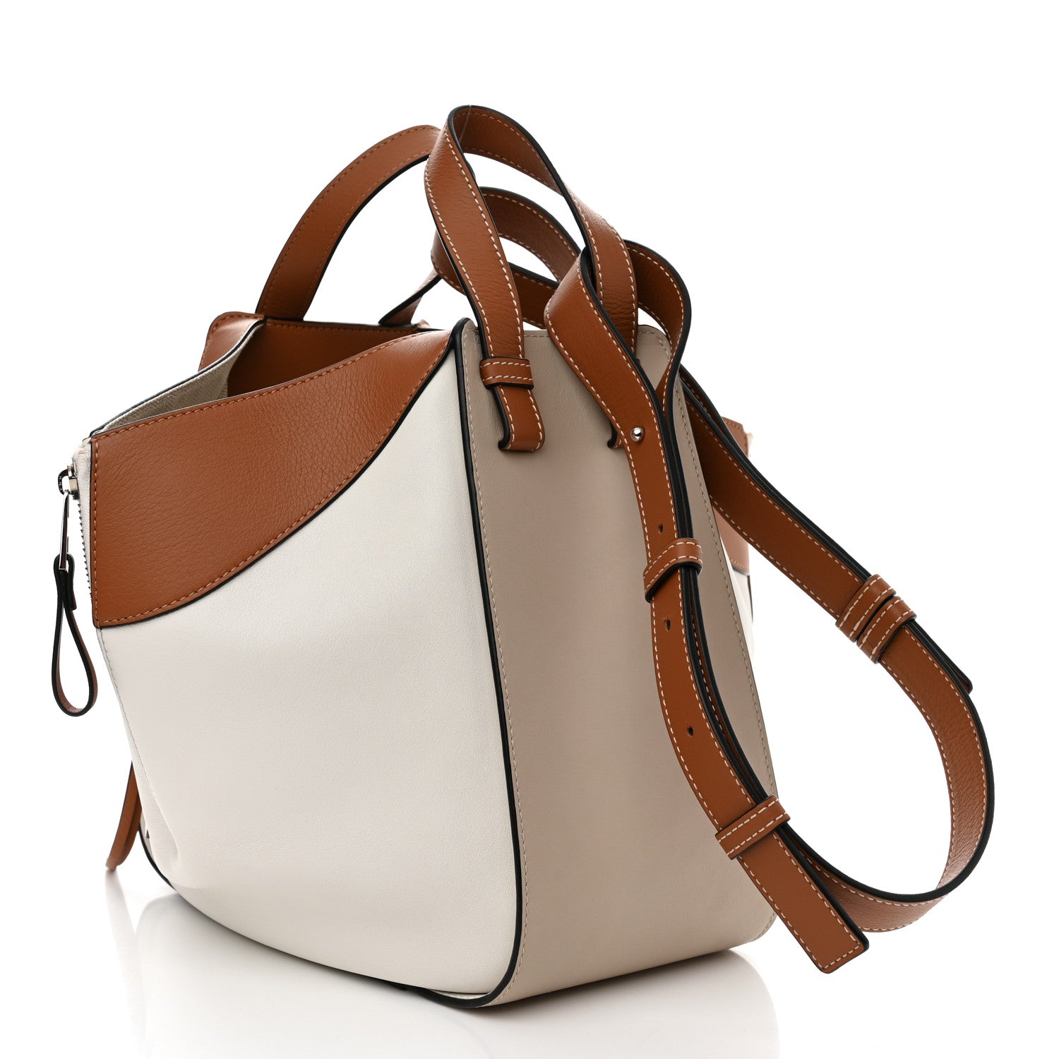 Loewe Calfskin Small Hammock Shoulder Bag Light Oat Tan 3 of 10