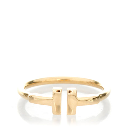 Tiffany 18K Yellow Gold T Wire Ring 6 1 of 5