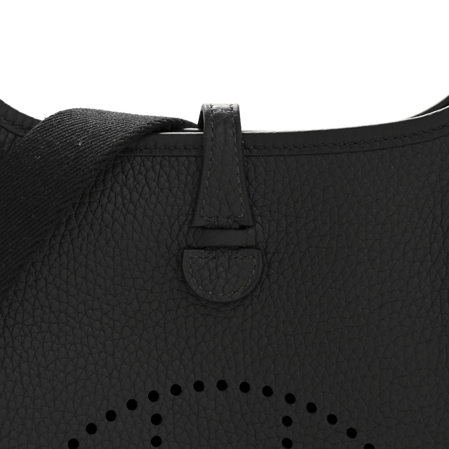 Hermes Taurillon Clemence Evelyne TPM Black 8 of 11