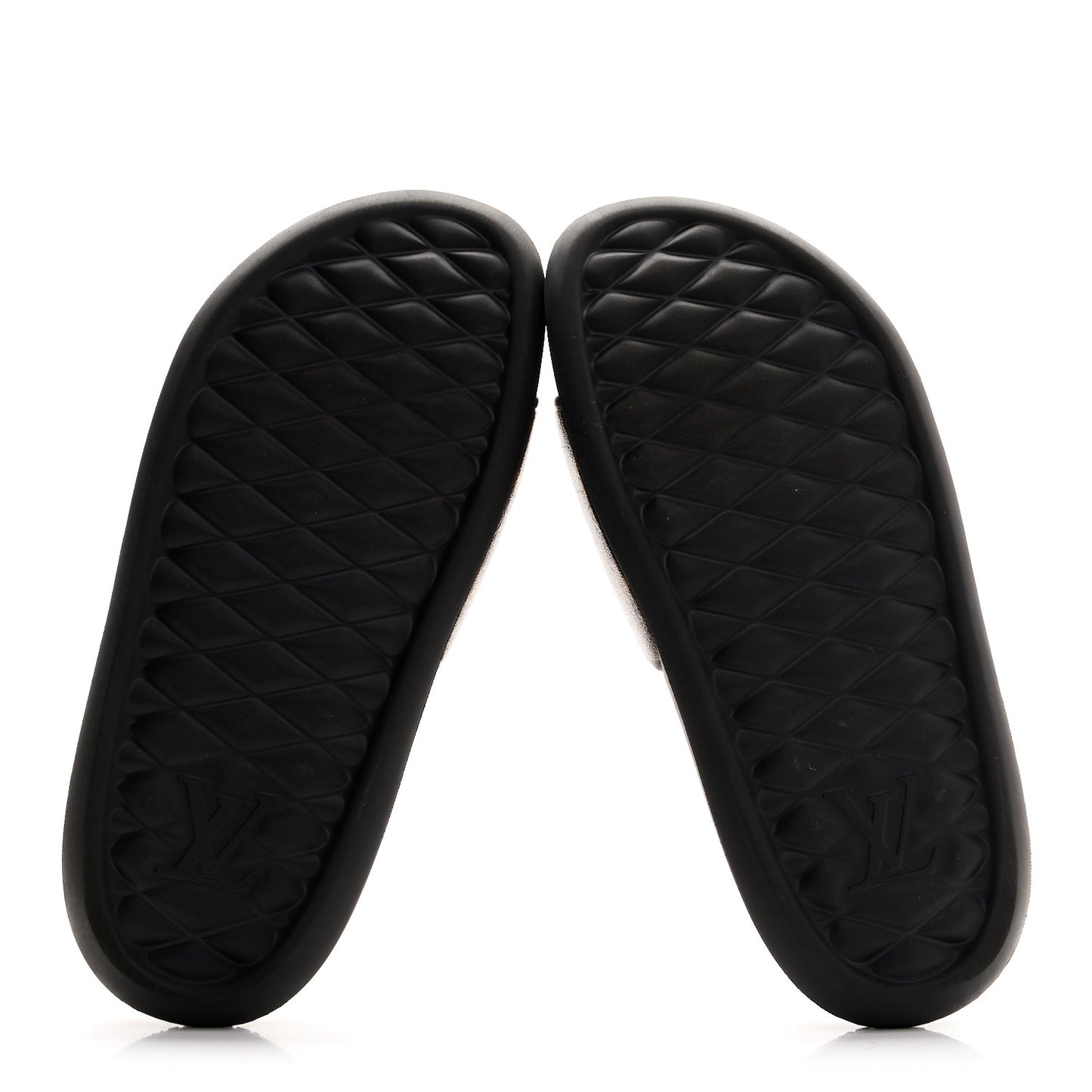 Rubber Monogram Mens Waterfront Mules 8 Macassar