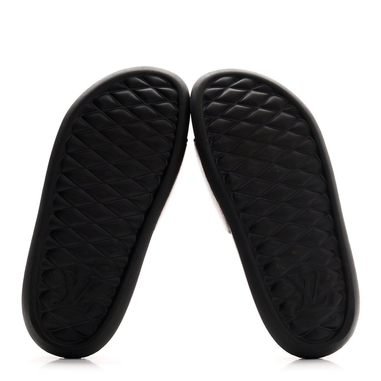 Louis Vuitton Rubber Monogram Mens Waterfront Mules 8 Macassar 6 of 9