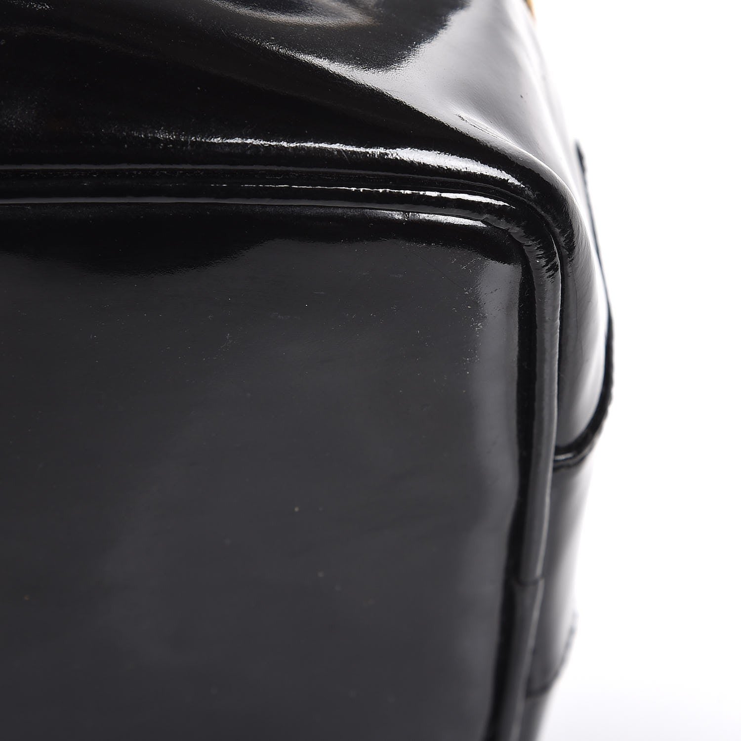 Chanel Patent Vanity Cosmetic Case Black 16 of 16