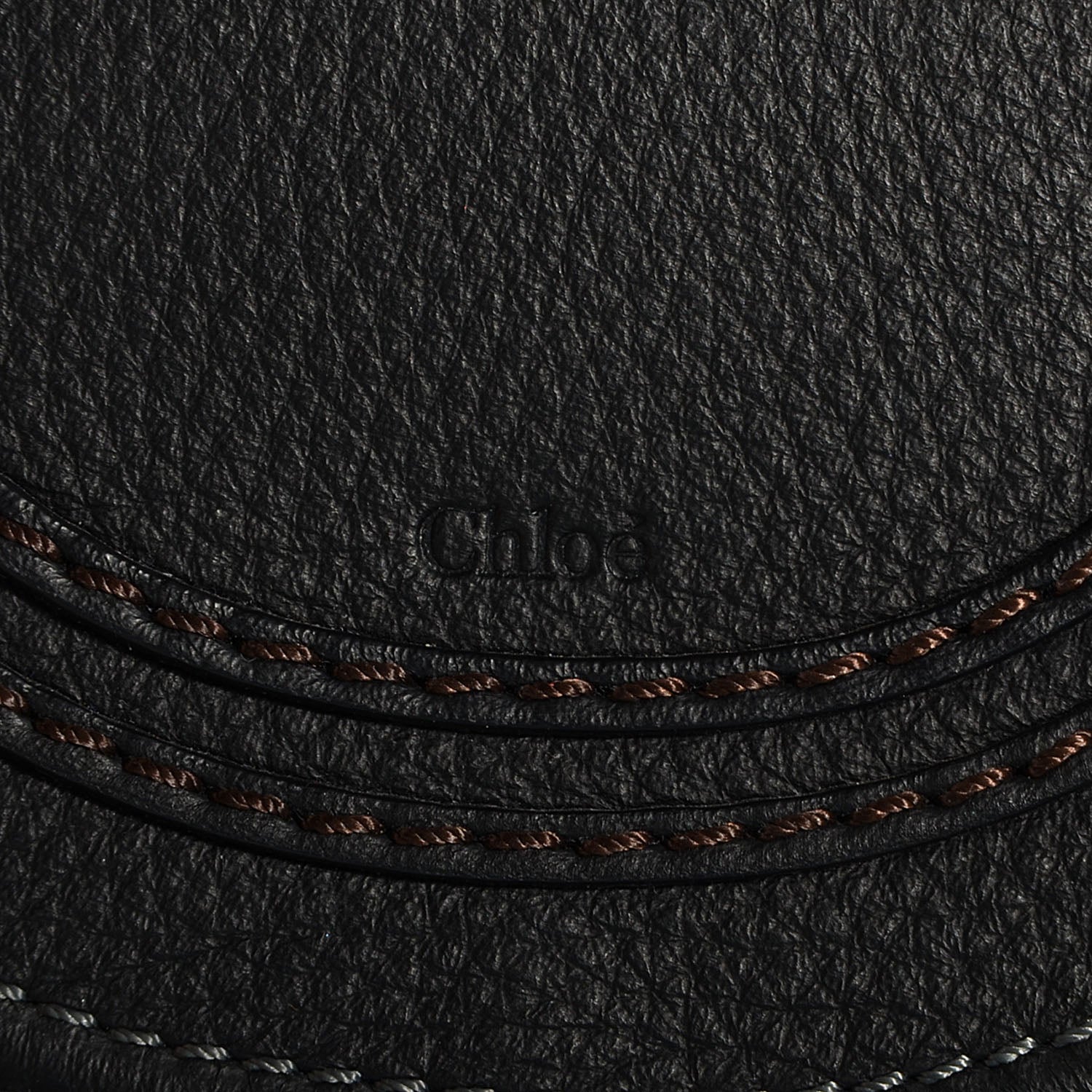 Chloe Calfskin Mini Marcie Round Crossbody Bag Black 8 of 8