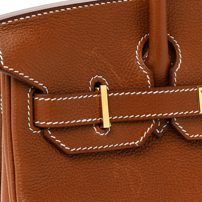 Hermes Natural Barenia Faubourg Birkin 30 Fauve 13 of 17