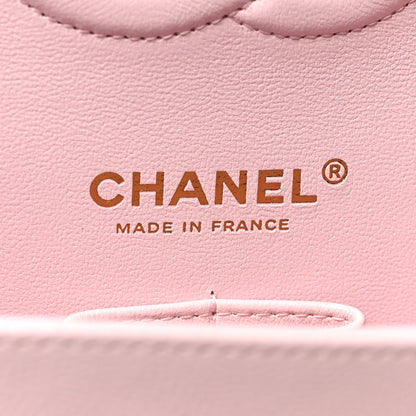 Chanel Caviar Quilted Medium Double Flap Light Pink 6 of 12