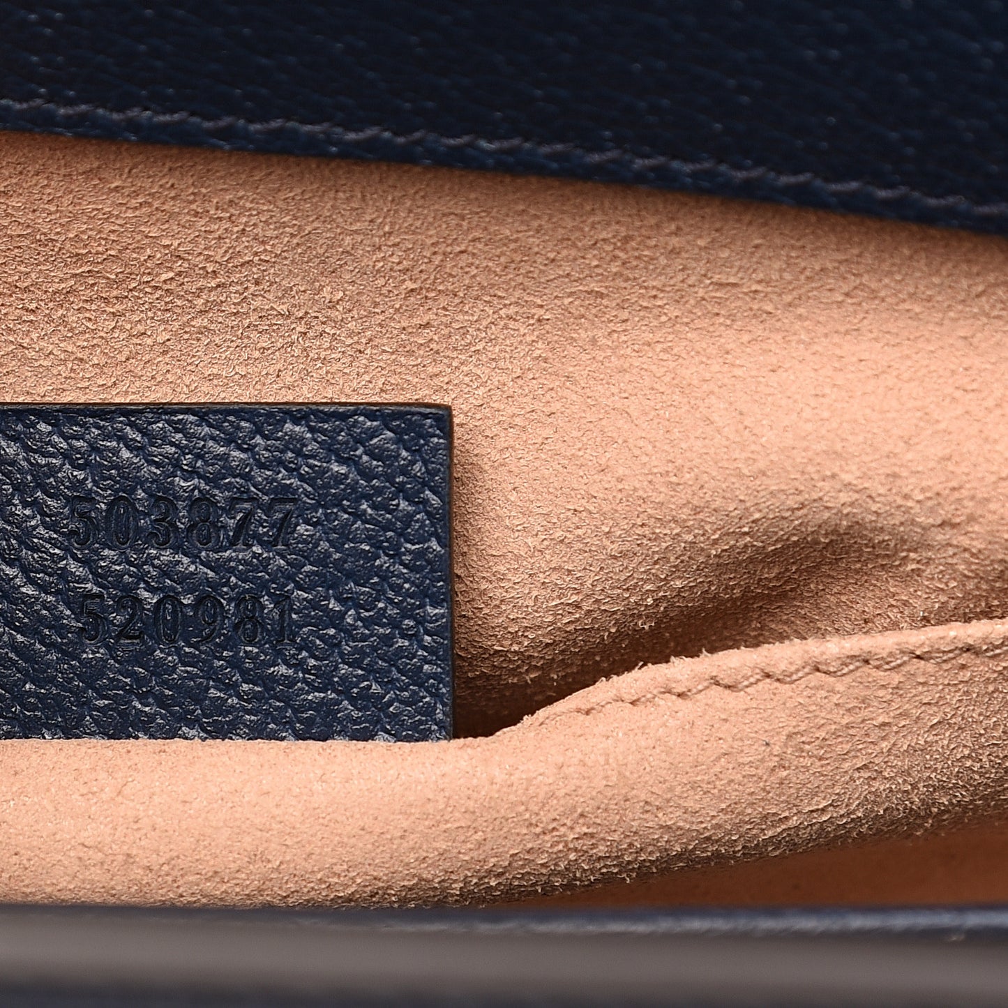 Textured Calfskin Web Small Ophidia Chain Shoulder Bag Blue Agata