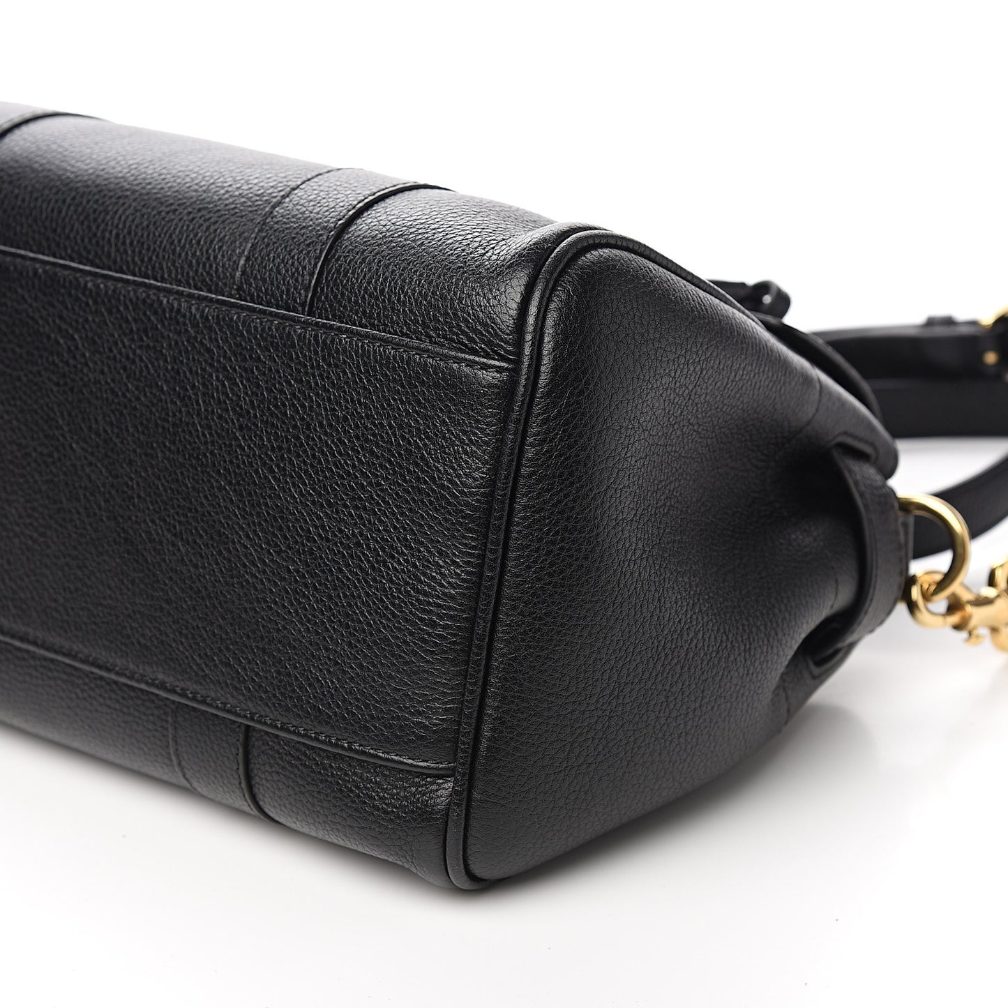 Natural Vegetable Tanned Small Bayswater Black