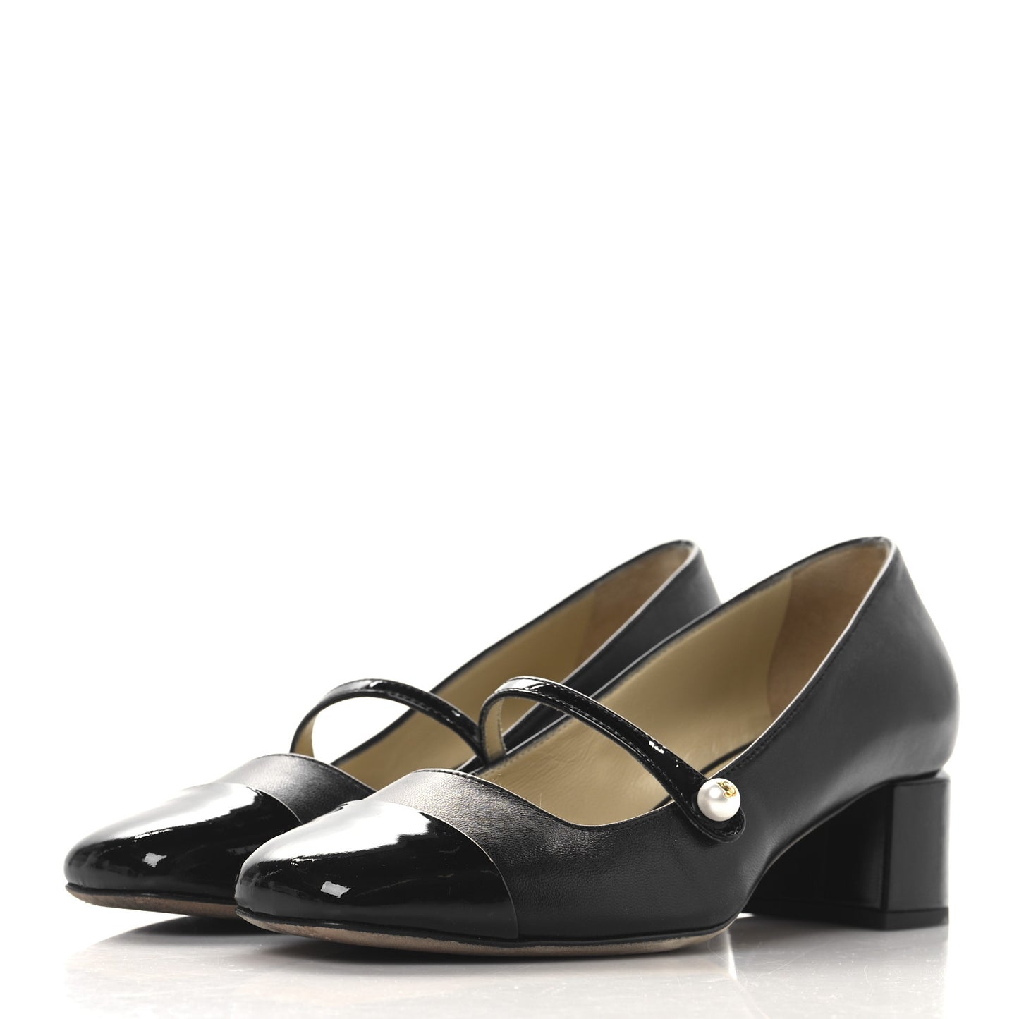 Nappa Patent Elisa 45 Mary Jane Flats 35 Black