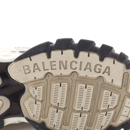 Balenciaga Rubber Mesh Bi-Color Womens Track.2 Open Sneakers 39 Beige Black 6 of 7