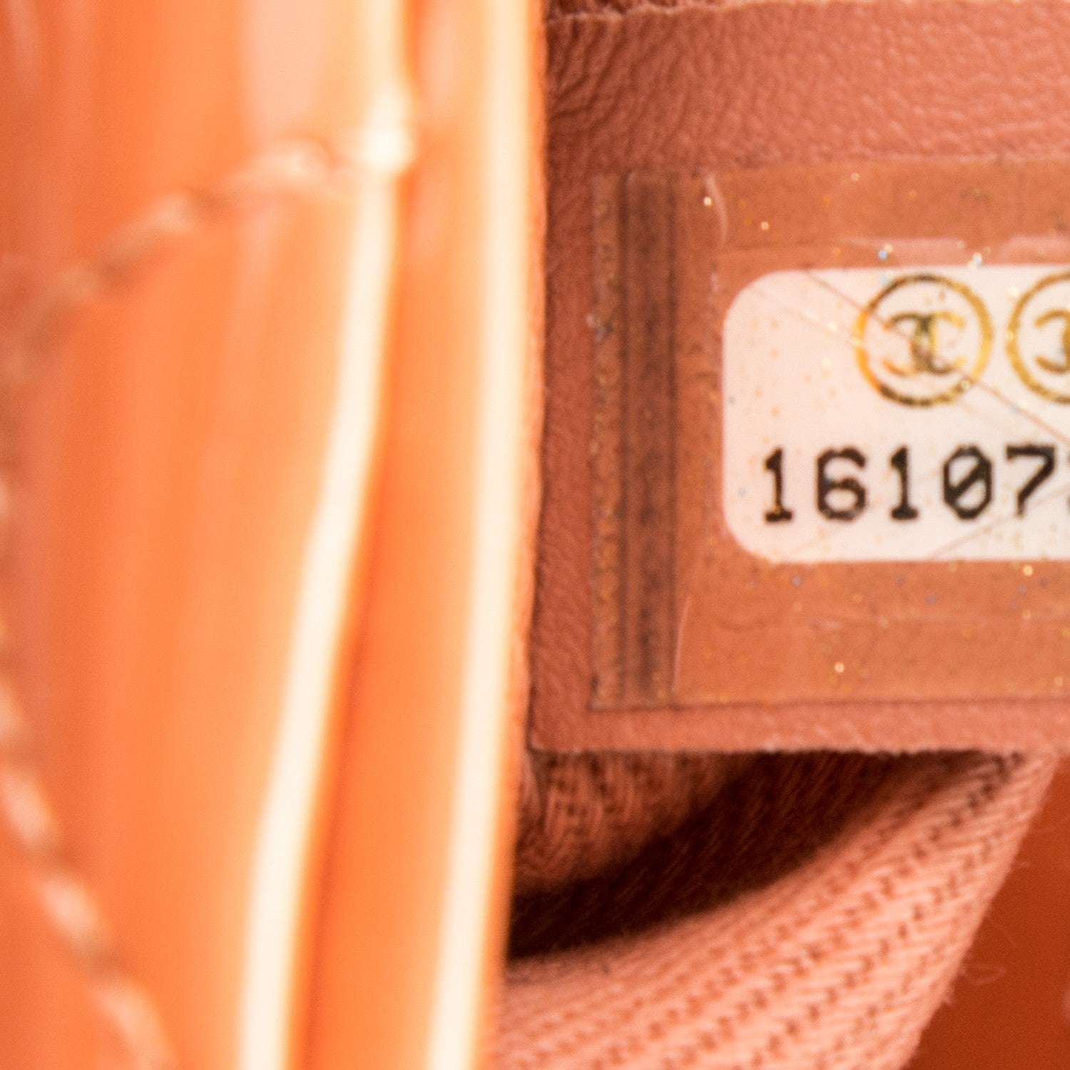 Chanel Patent Quilted Medium Just Mademoiselle Light Orange 7 of 7