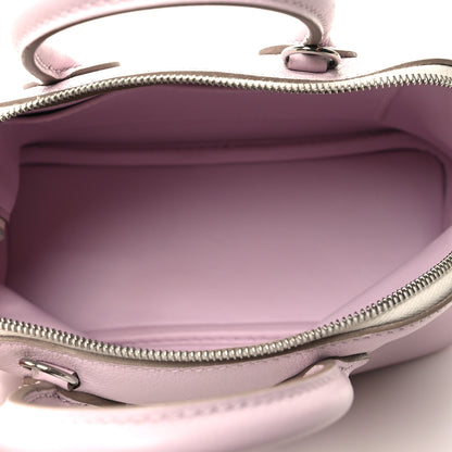 Hermes Chevre Mysore Tri-Color Mini 1923 Bolide Mauve Pale Rouge Sellier Craie 5 of 10