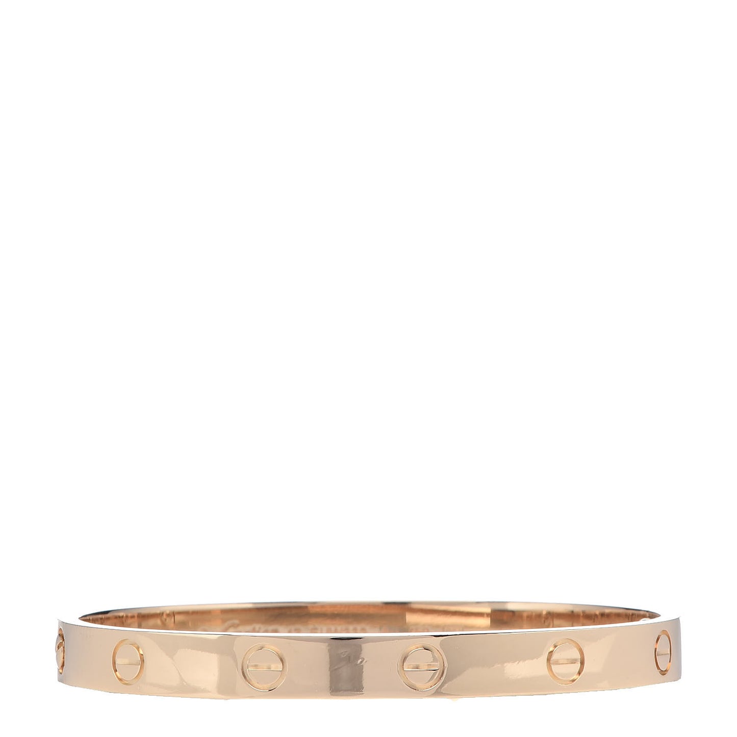18K Yellow Gold LOVE Bracelet 17