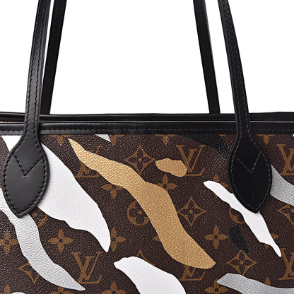 Louis Vuitton X LOL Monogram Neverfull MM Gold Silver 8 of 10
